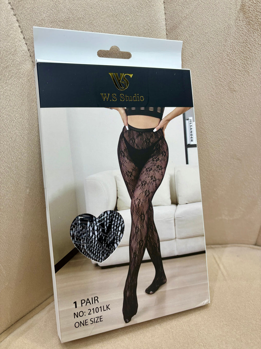 Calze Ricamate Nere 2