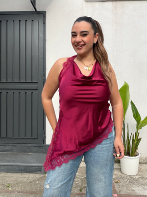 Top Romantico Bordeaux