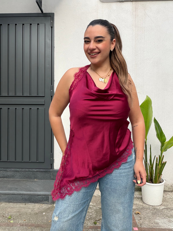Top Romantico Bordeaux