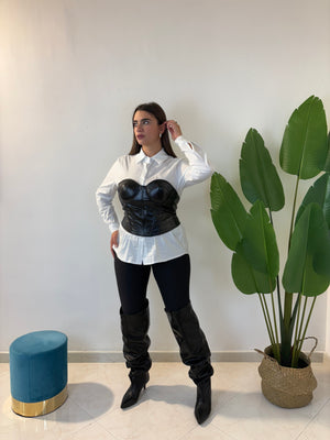 Corpetto Snake Ecopelle