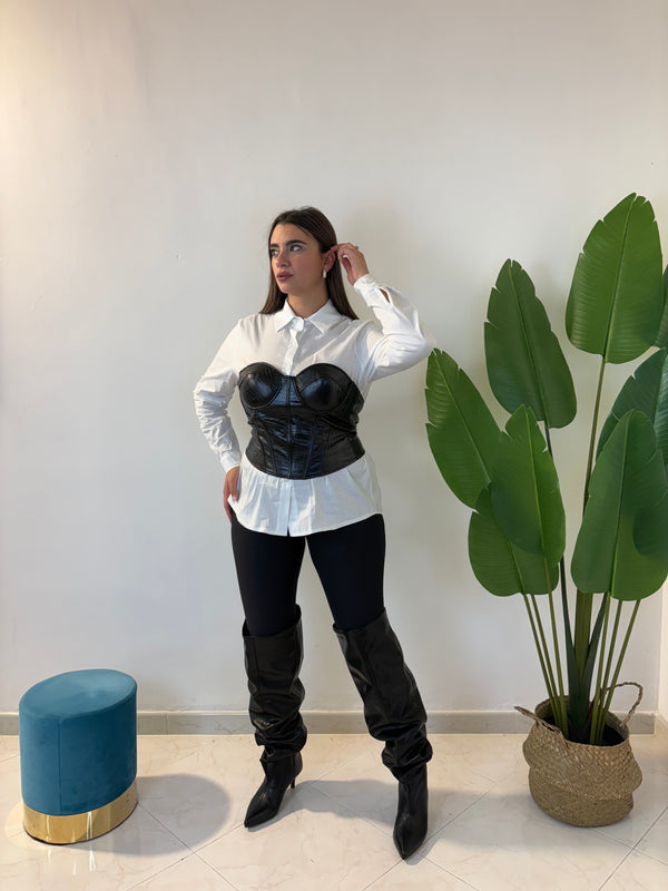 Corpetto Snake Ecopelle