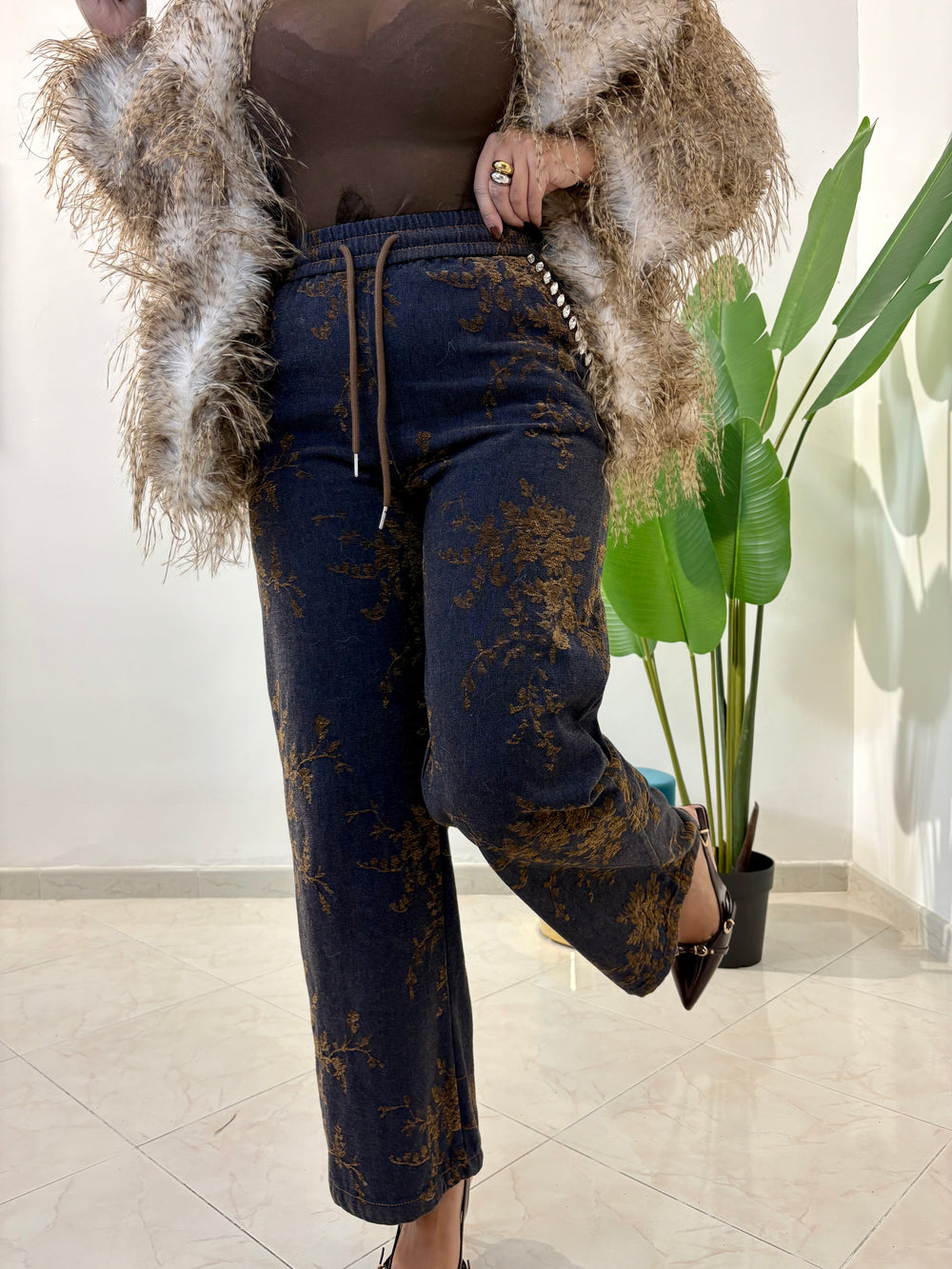 Jeans Empatic Marrone