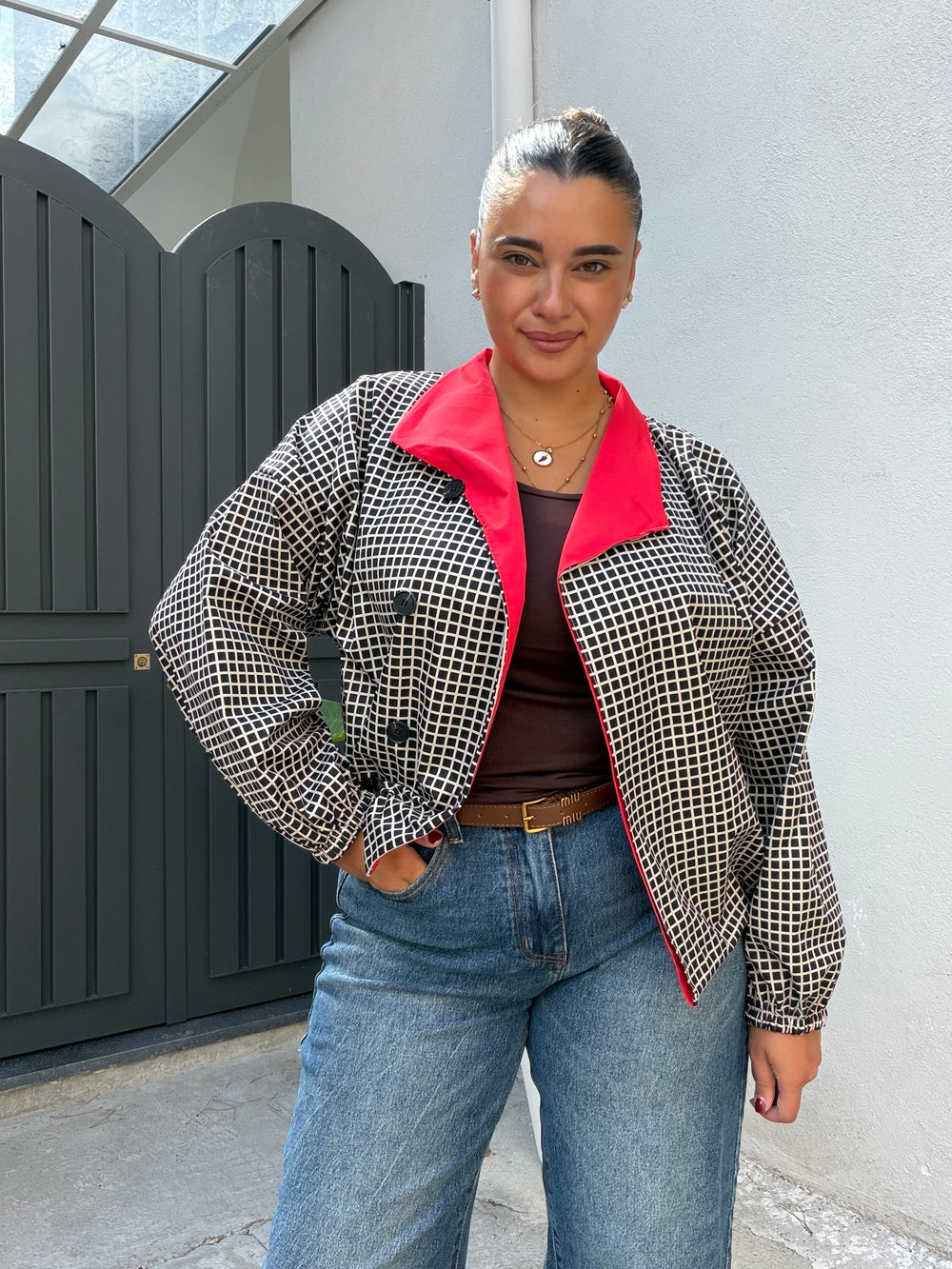 Bomber Spring Quadretti