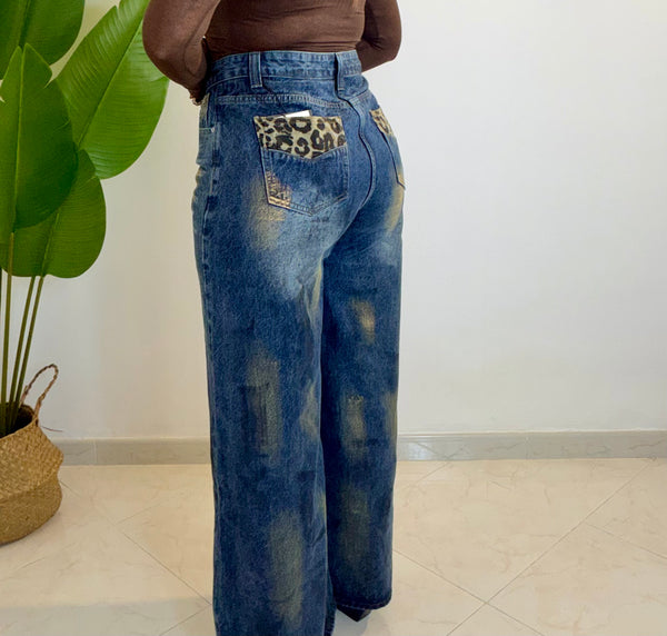 Jeans Focus Leopard
