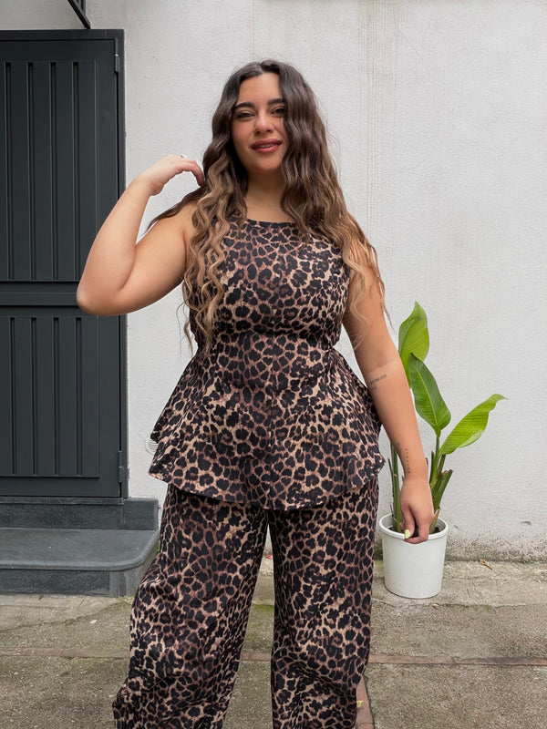 Coordinato Jasmine Leopardato