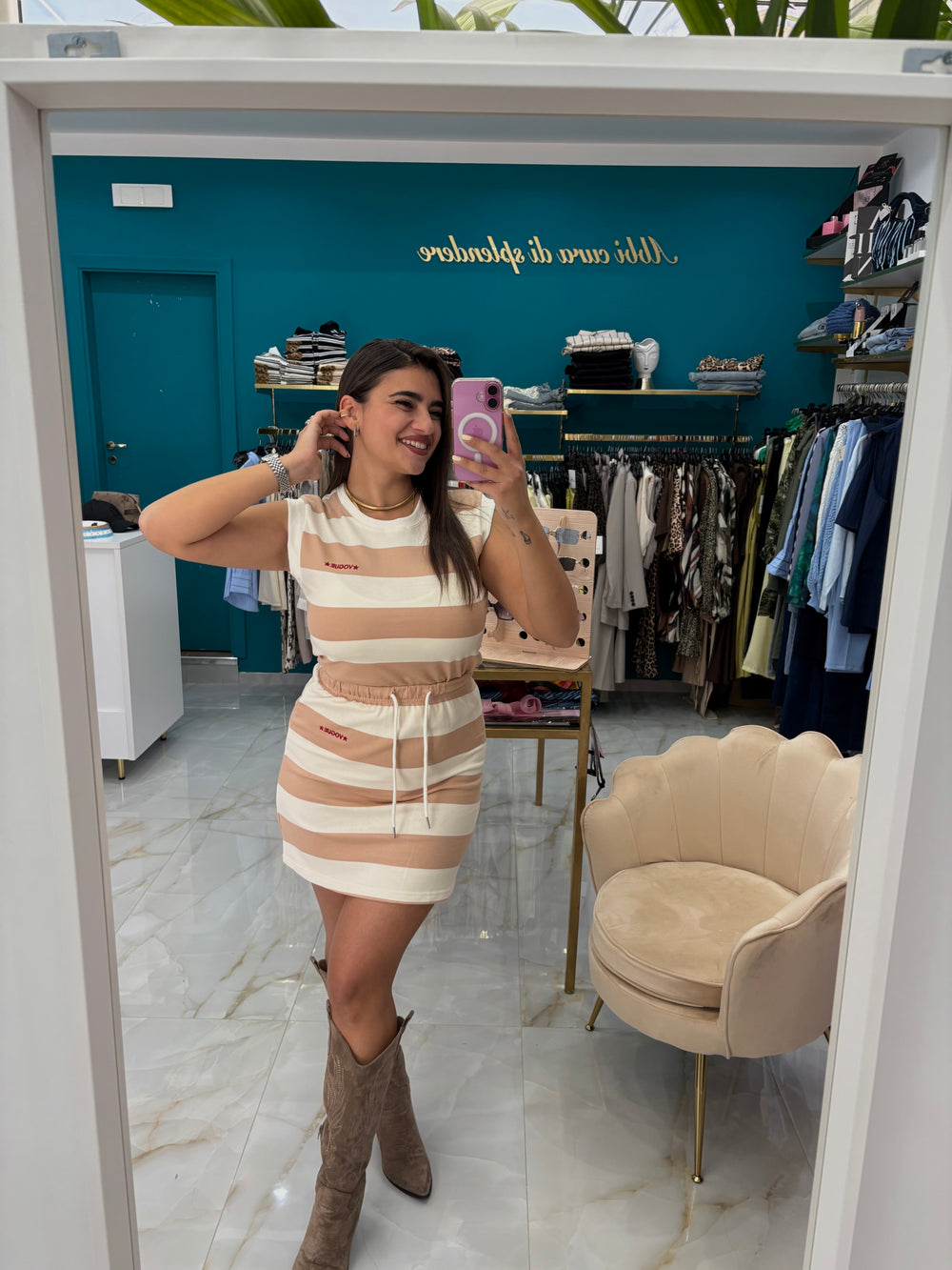 Coordinato Vogue cammello