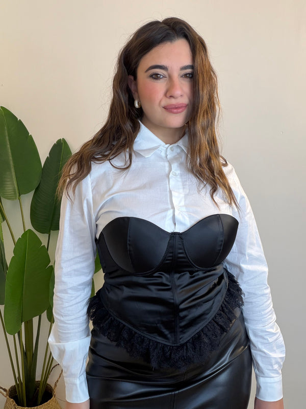 Camicia Cotone Bianca