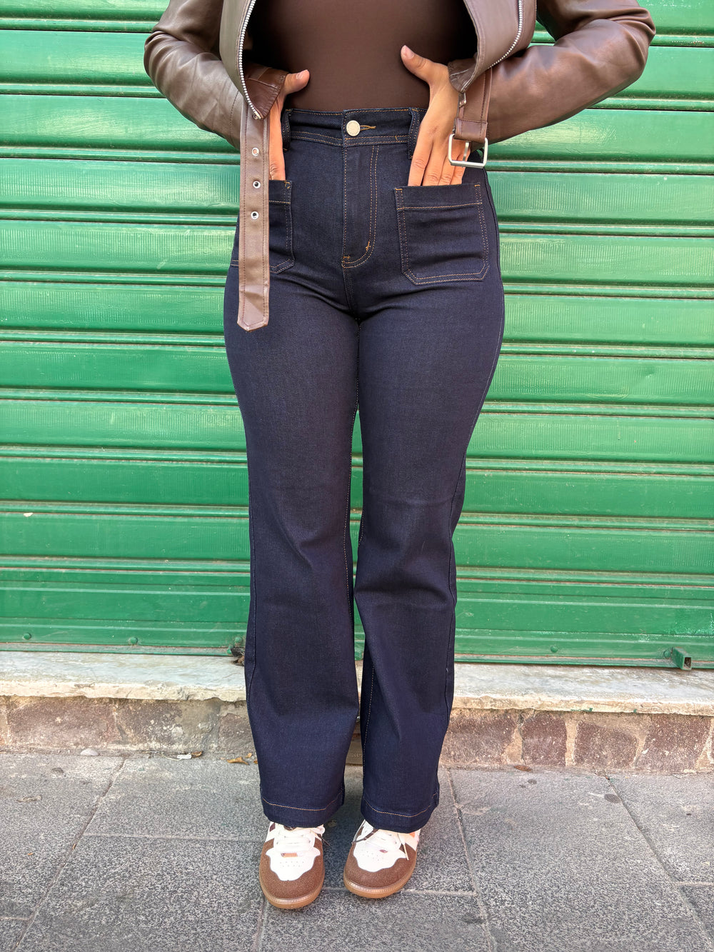Jeans Flare scuro