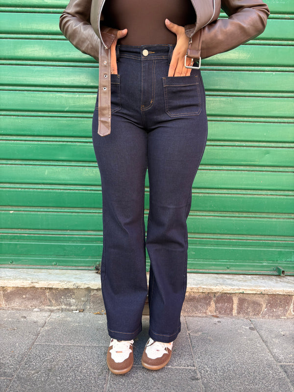 Jeans Flare scuro