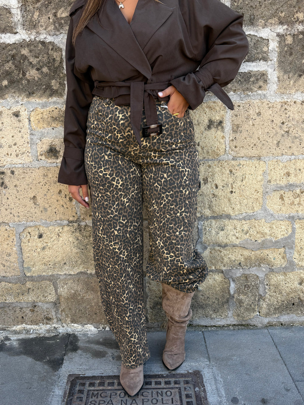 Jeans Ballon Leopard