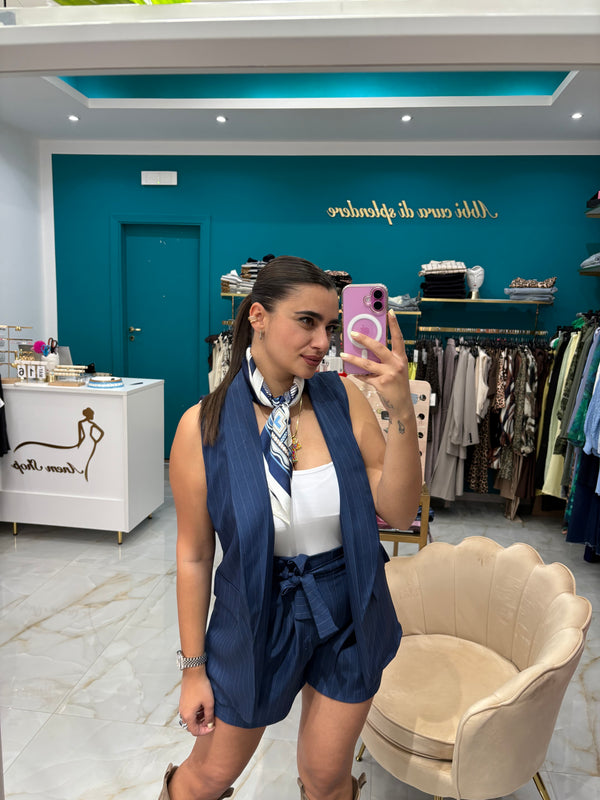 Coordinato Cambridge Blu