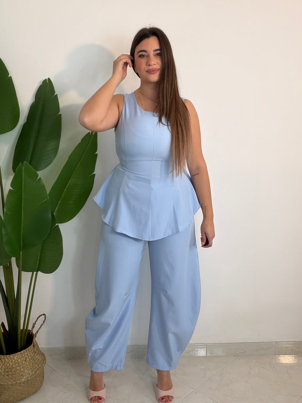 Coordinato Jasmine Azzurro