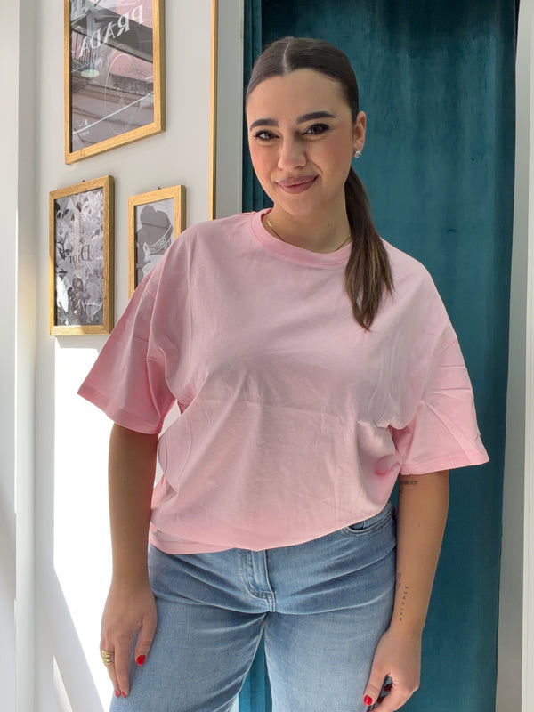T-shirt Rosa Over