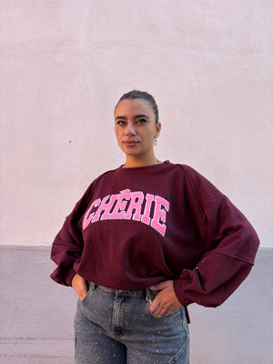 Felpa Chèrie Bordeaux