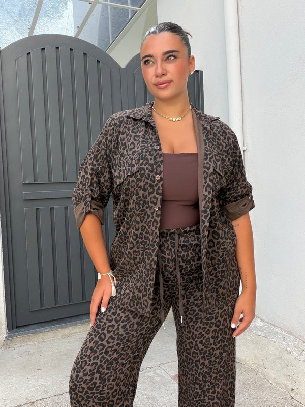 Coordinato Comfy Leopard