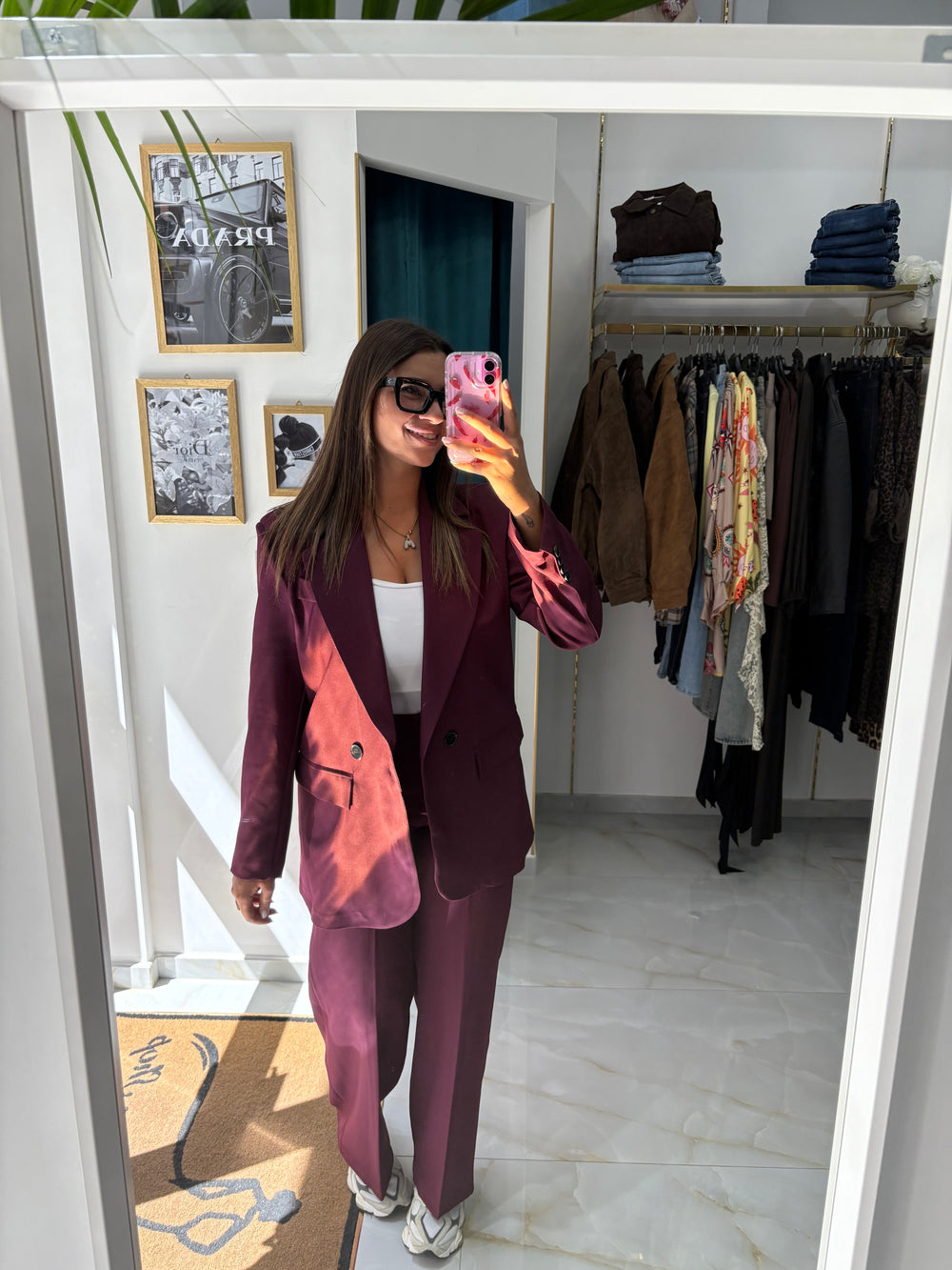 Tailleur Office bordeaux