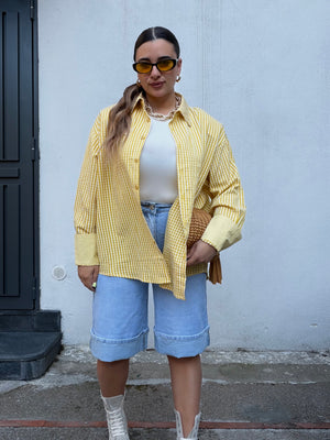 Bermuda Jeans Risvolto