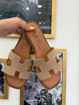 PRE ORDINE 4/5 GG Ciabattina Summer Beige