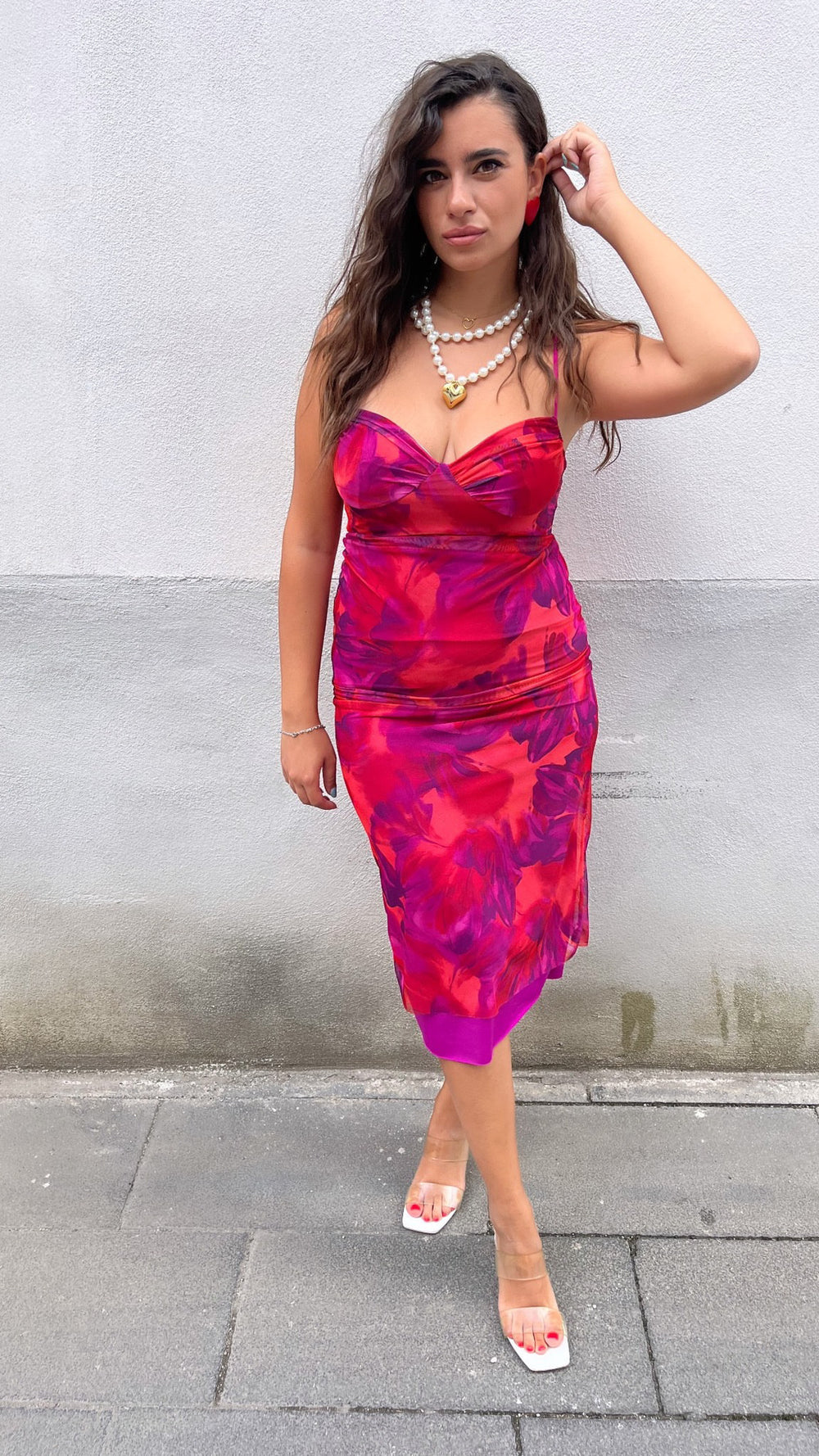Abito Honolulu Fucsia