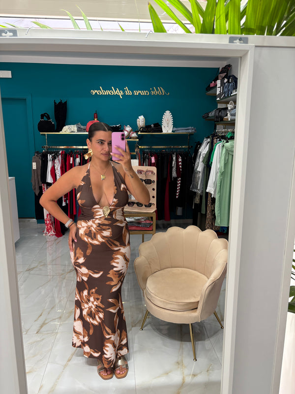 Dress Maldive Marrone