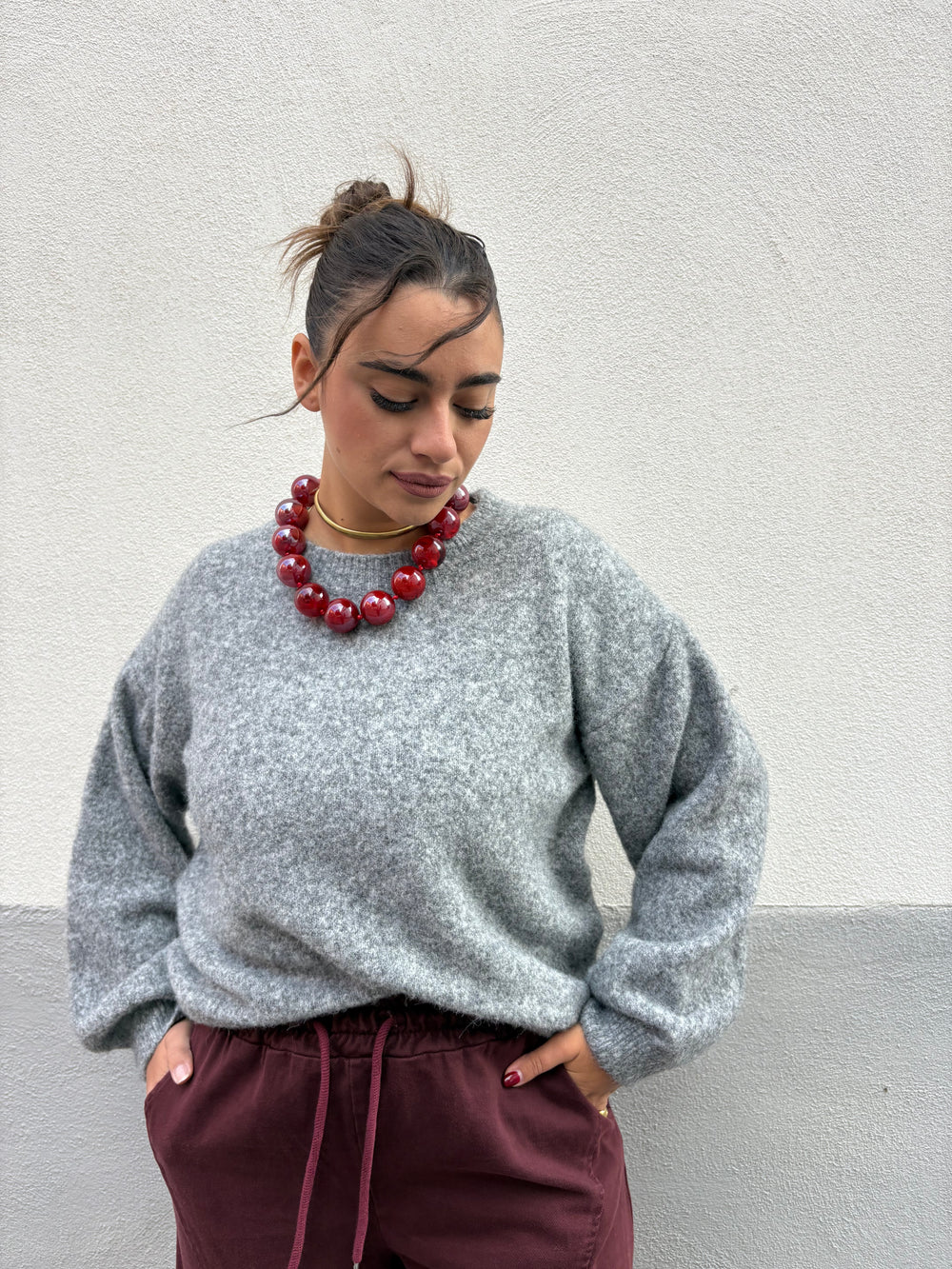 Maglioncino Morbido Grigio