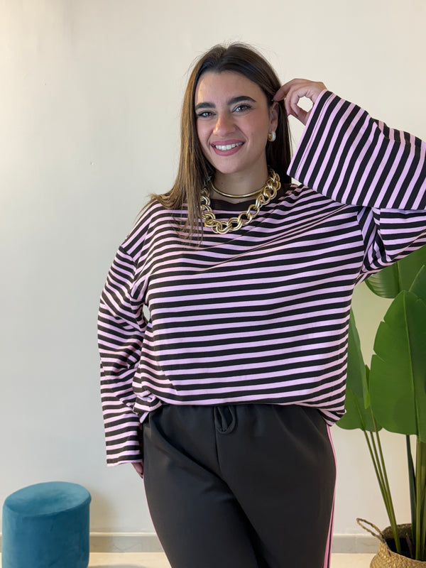 Maglia Las Vegas Rosa e Marrone