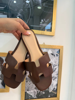 Ciabattina Summer Marrone