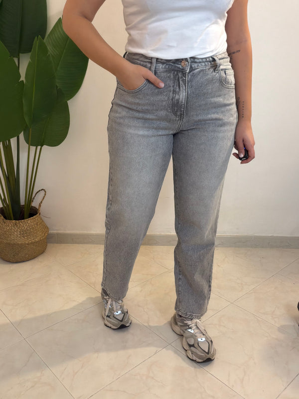 Jeans Mom 882 Grigio