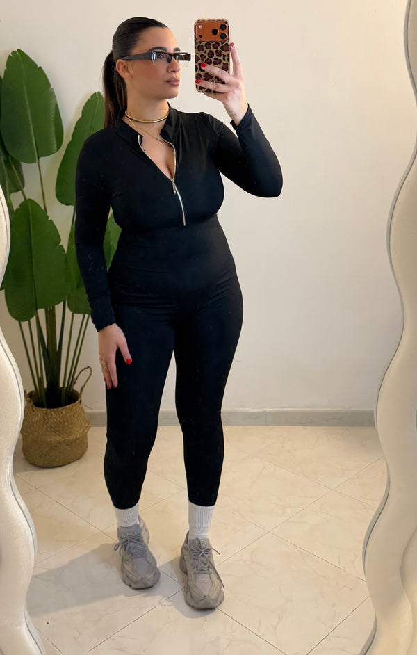 Tutina in Lycra Nera