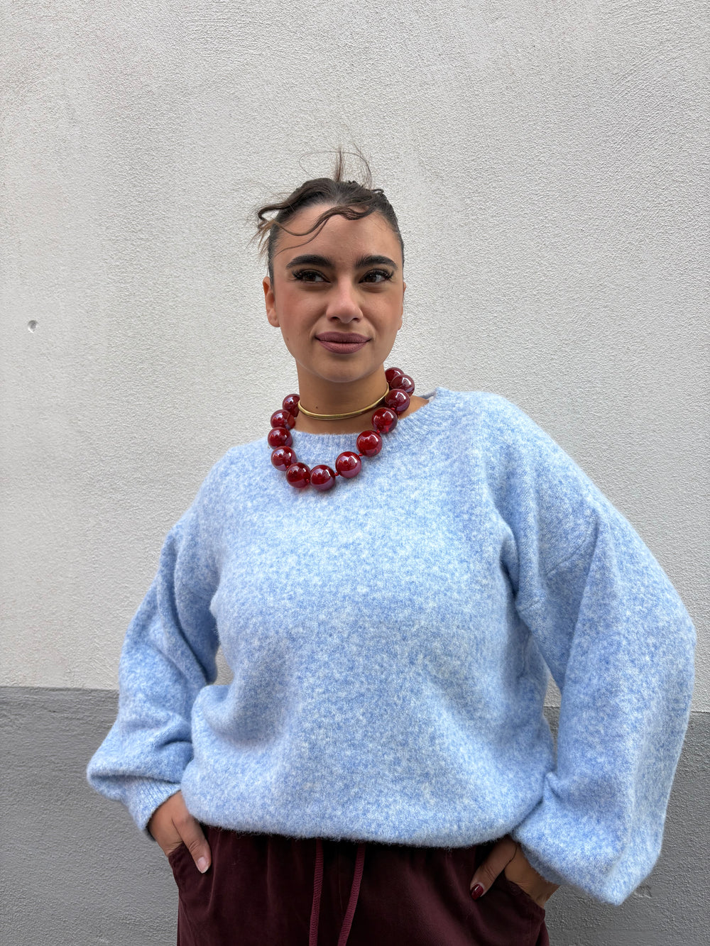 Maglioncino Morbido azzurro