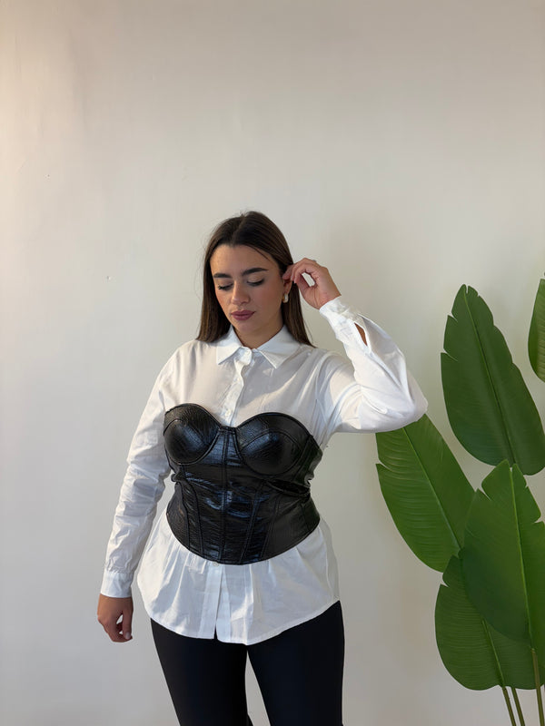 Corpetto Snake Ecopelle