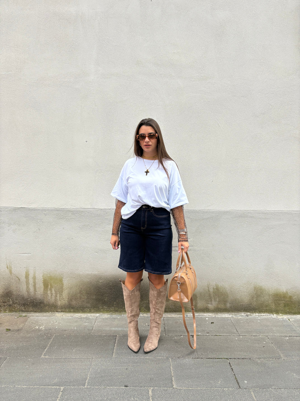 Bermuda Jeans Scuro