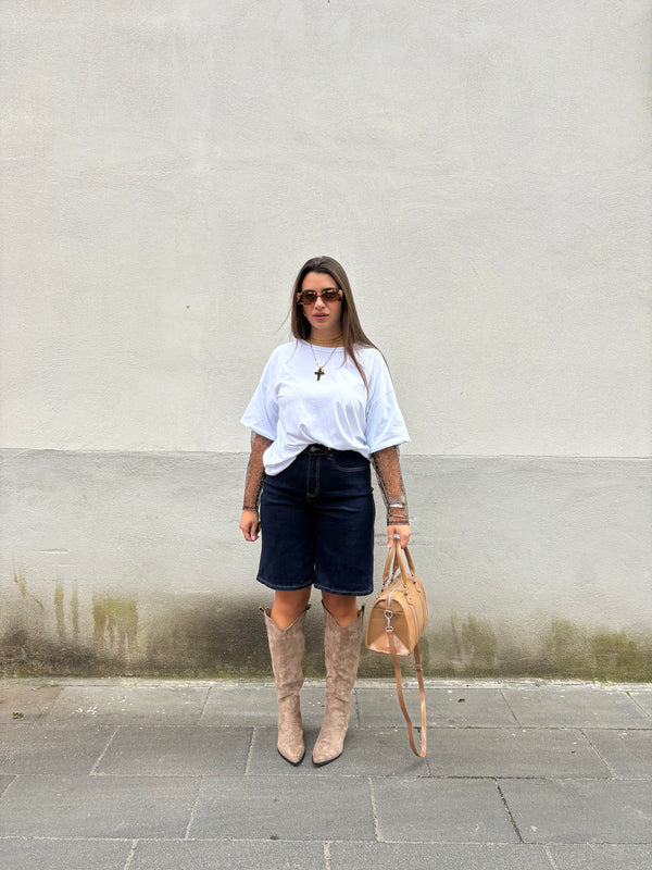 Bermuda Jeans Scuro