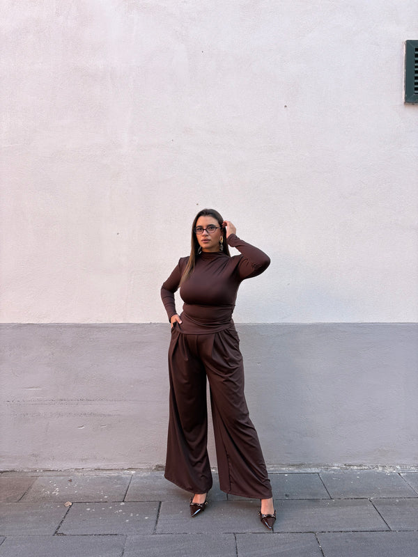 COORDINATO MONACO MARRONE