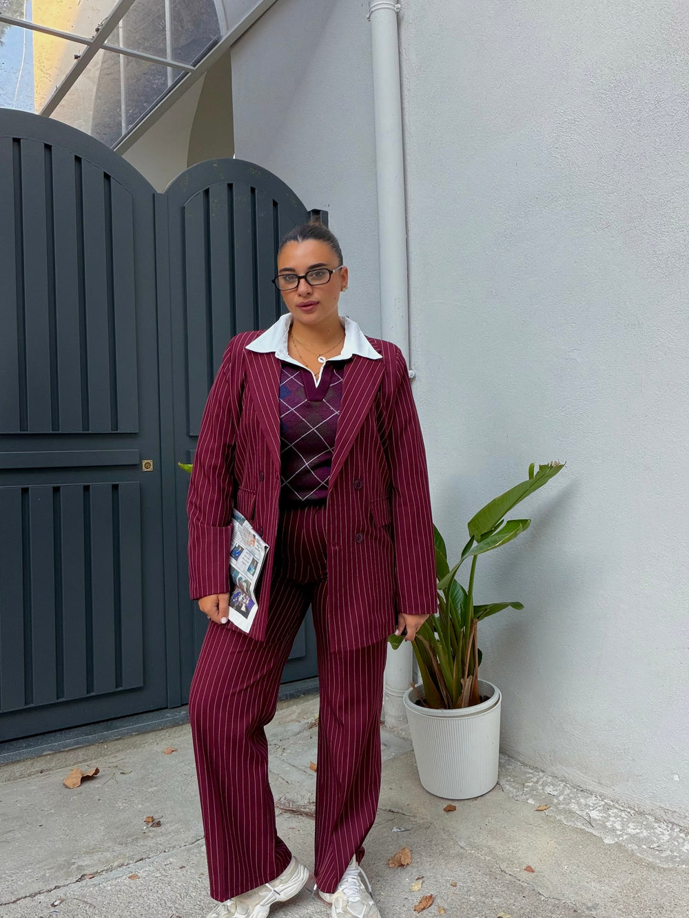 Tailleur Angelina Bordeaux
