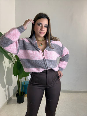 Maglia Snow Rosa e Tortora