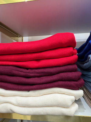 Mezzo collo Basic Lana Rasata