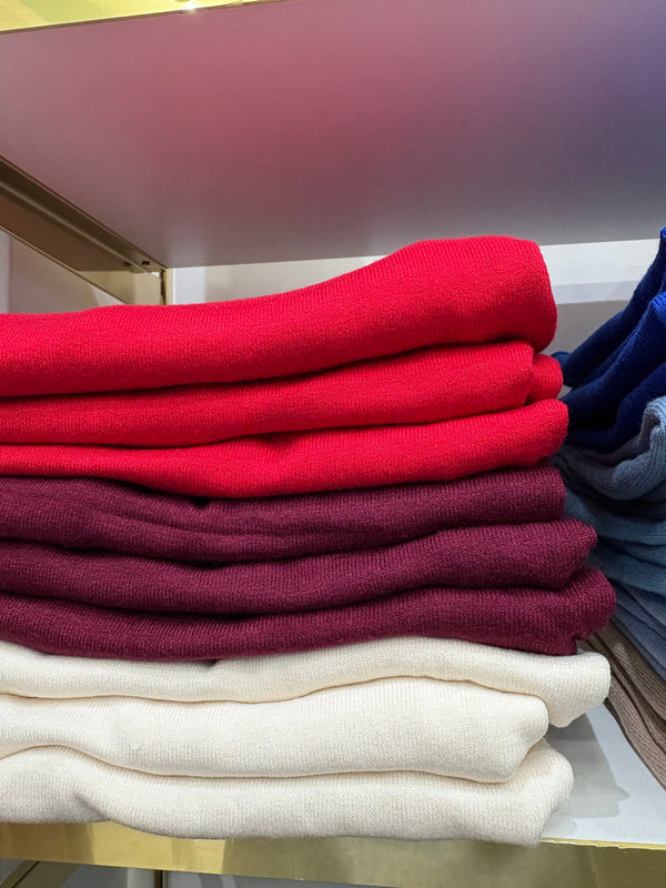 Mezzo collo Basic Lana Rasata