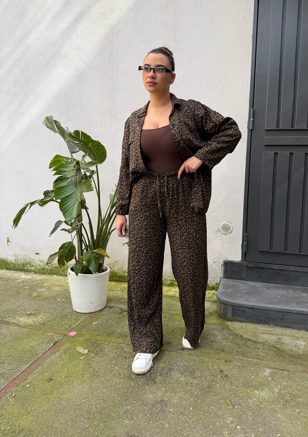 Coordinato Comfy Leopard