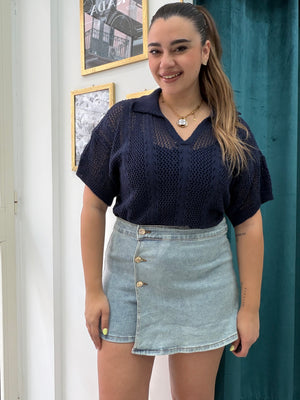 Maglia Filo blu