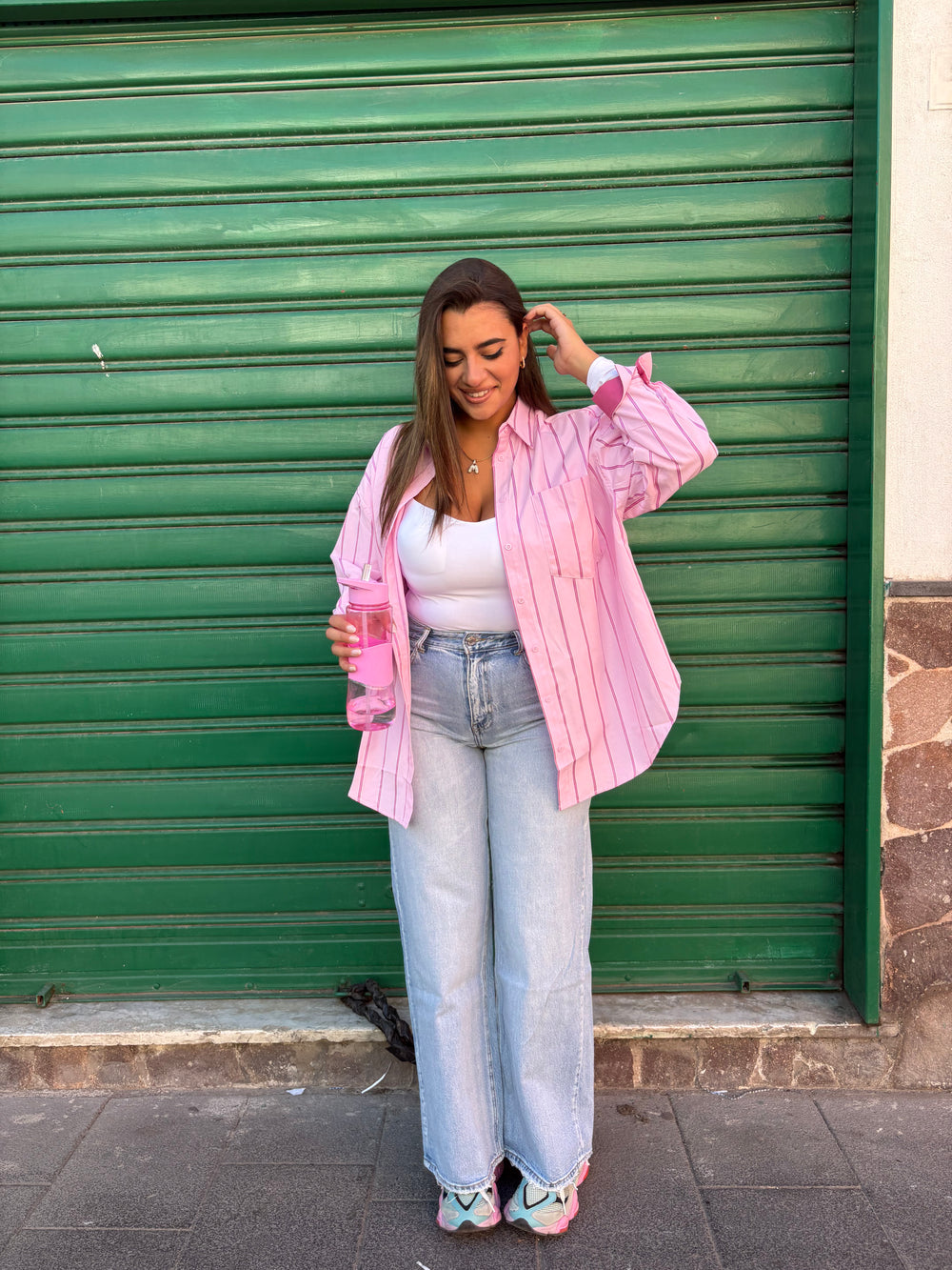Camicia Righe Pink