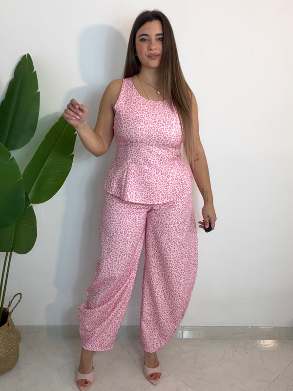 Coordinato Pink Leopard