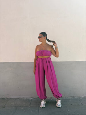 Coordset Marge ciclamino