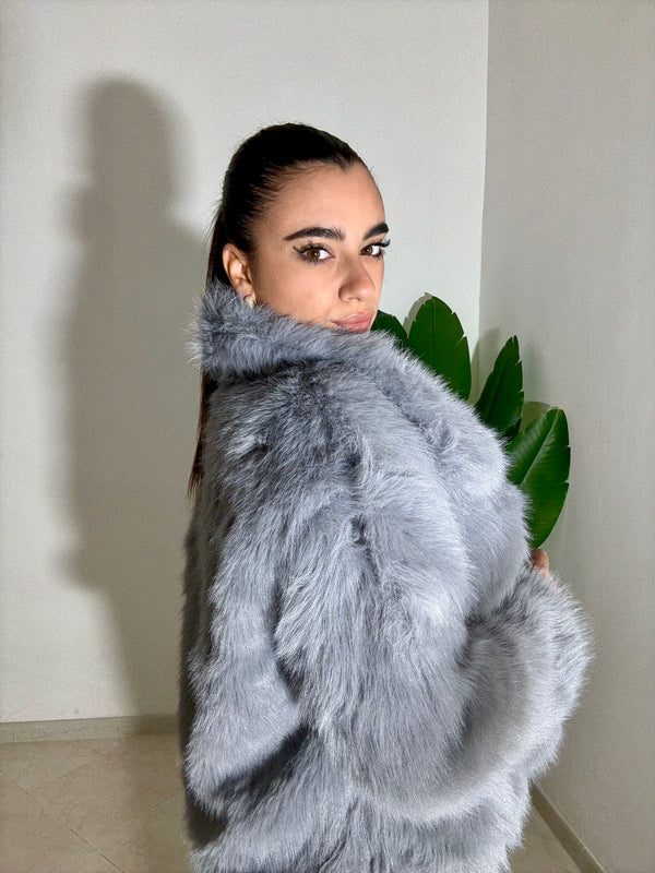 Eco Pelliccia Praga Ghiaccio