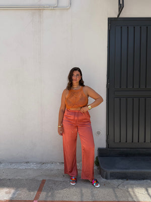 Pantalone Satin Rame