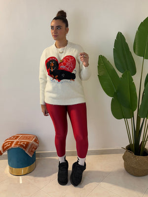 Maglioncino Panna Dog