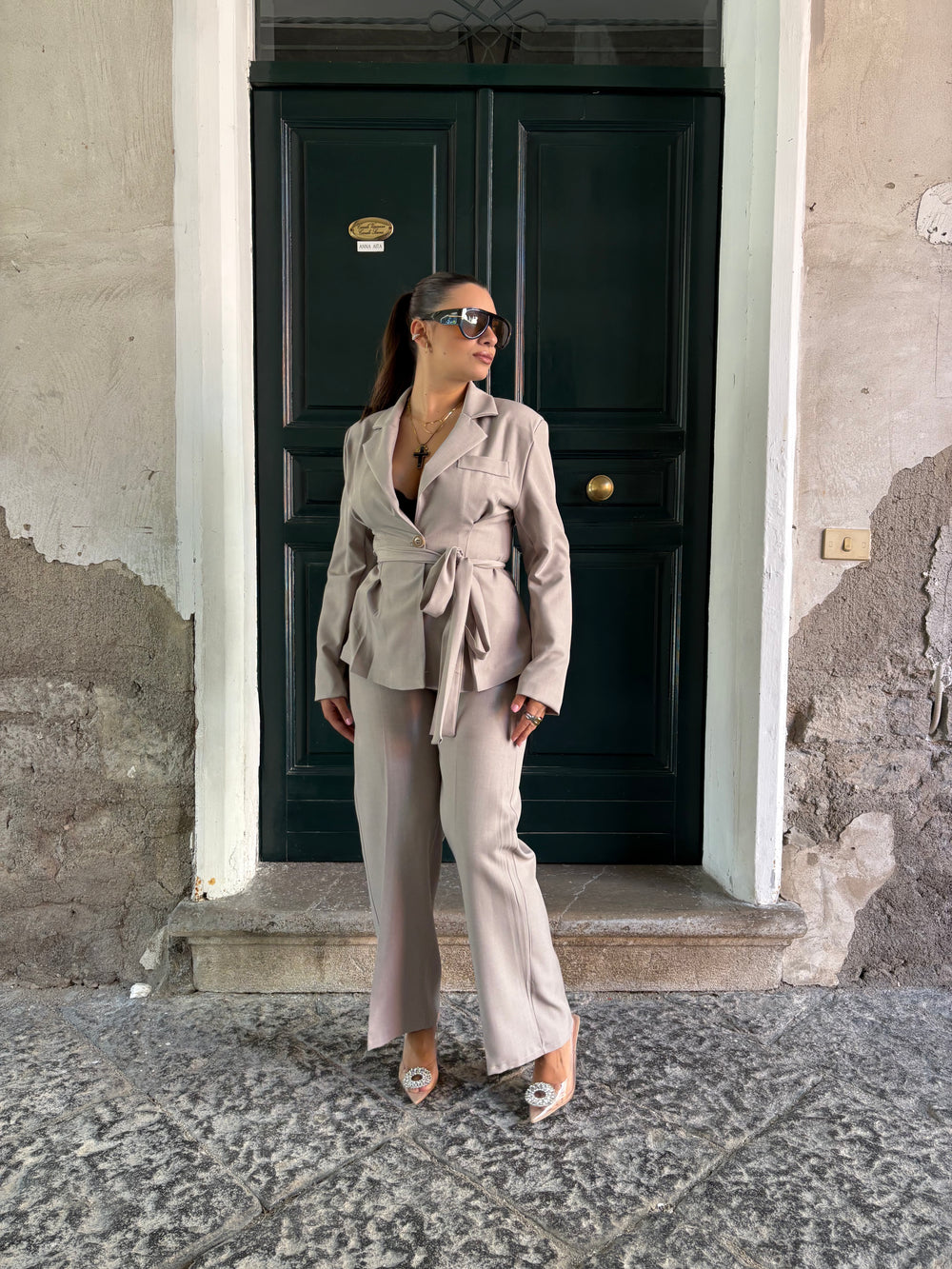 Tailleur Federica Sabbia