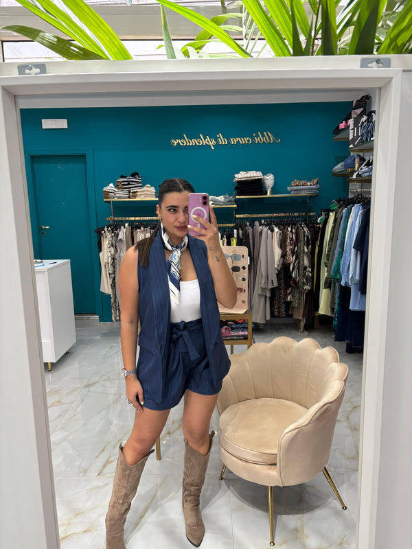 Coordinato Cambridge Blu