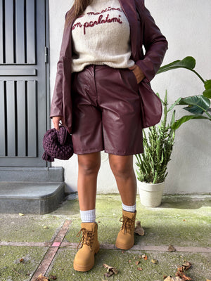 Coordinato Ambra Bordeaux