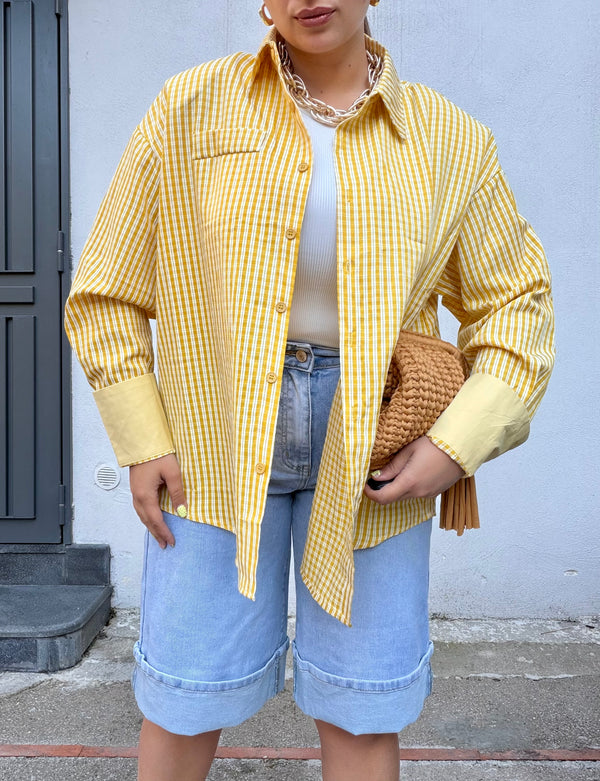 Bermuda Jeans Risvolto